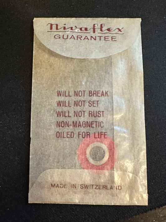 Nivaflex Unbreakable Mainspring N1188 for Gruen 370, Elgin 865, Peseux 7000 - Alloy