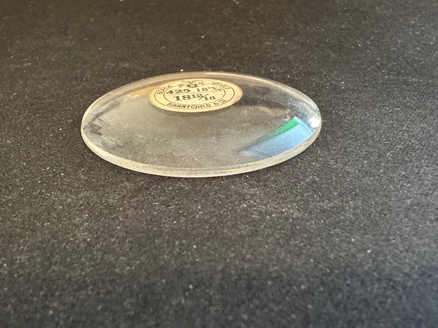 Swartchild Vintage Glass Pocket Watch Crystal 18-14/16 (~42.5mm) - NOS