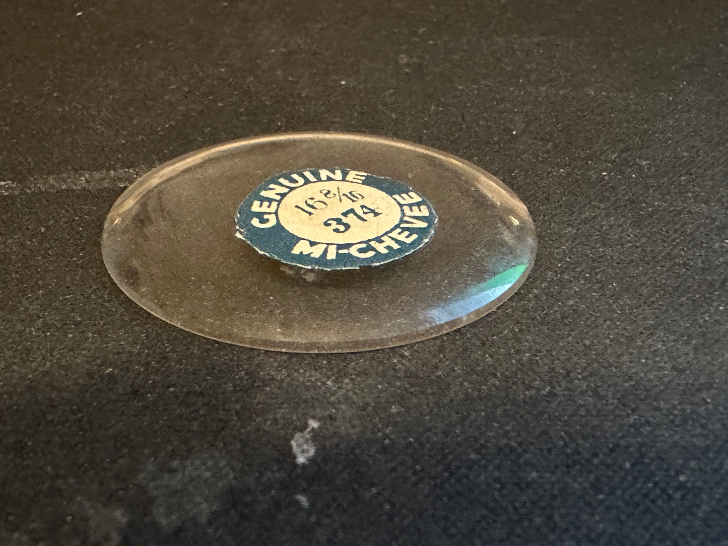 Marco Mi-Chevee Vintage Glass Pocket Watch Crystal 16-8/16 (37.4mm) - NOS