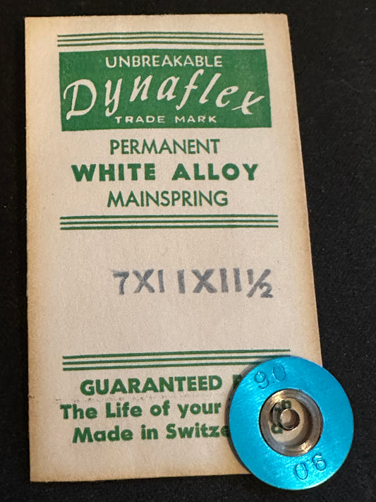 Dynaflex Mainspring for AS 984, 1158, 1187, 1194, Bulova 10BC, 10BS, 10BT - Alloy