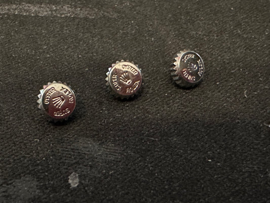Lot of 3 Waterproof Rolex Oyster Marked Crowns