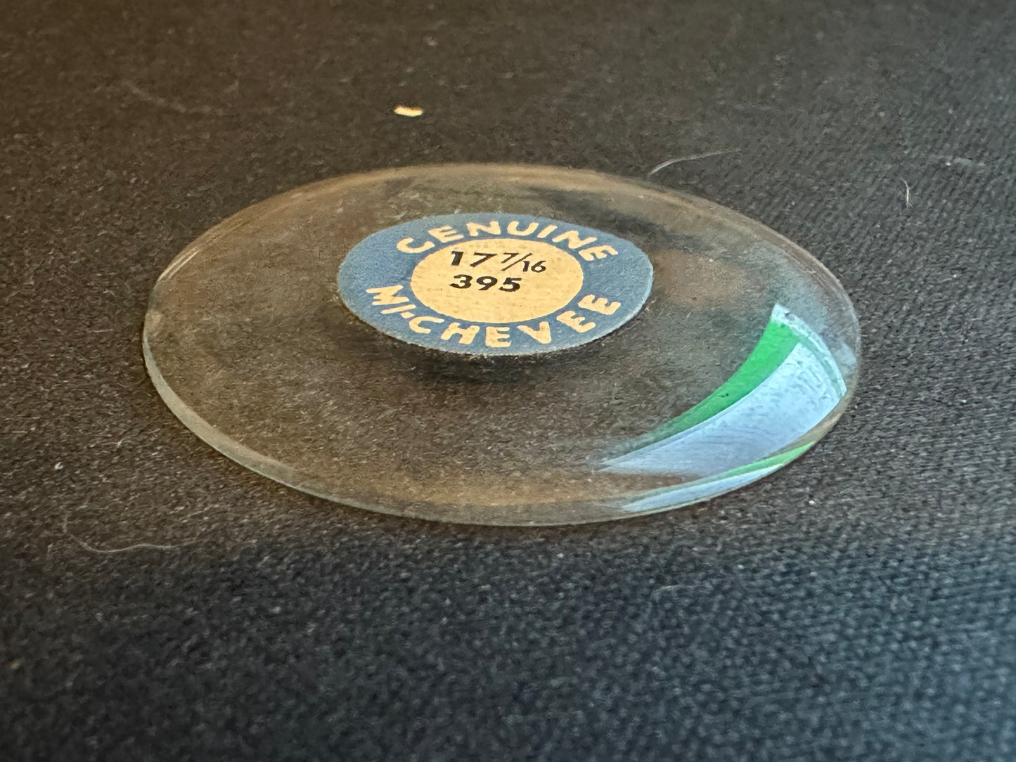 Marco Mi-Chevee Vintage Glass Pocket Watch Crystal 17-7/16 (39.5mm) - NOS