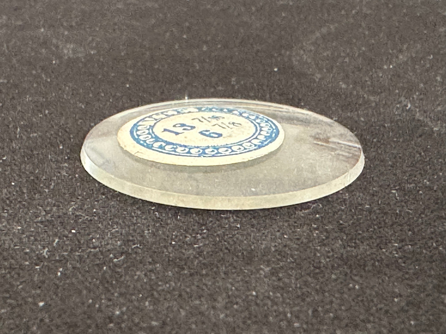 VTF Vintage Glass Watch Crystal 13-7/16 (~30.3mm) - NOS