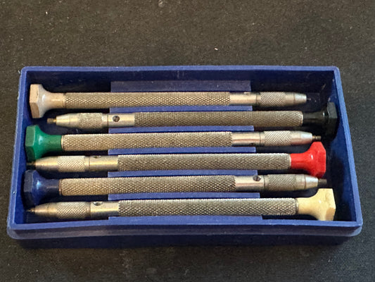 Watch-Craft Balance Screw Cutters in Box - Set of 6