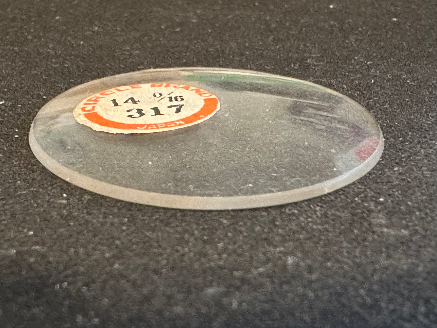 Circle Brand Vintage Glass Watch Crystal 14-0/16 (~31.7mm) - NOS