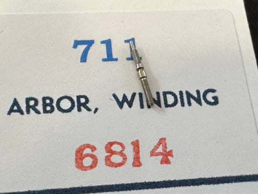 Elgin Factory stem / winding arbor for 13/0s grade 711 thru 719 movements