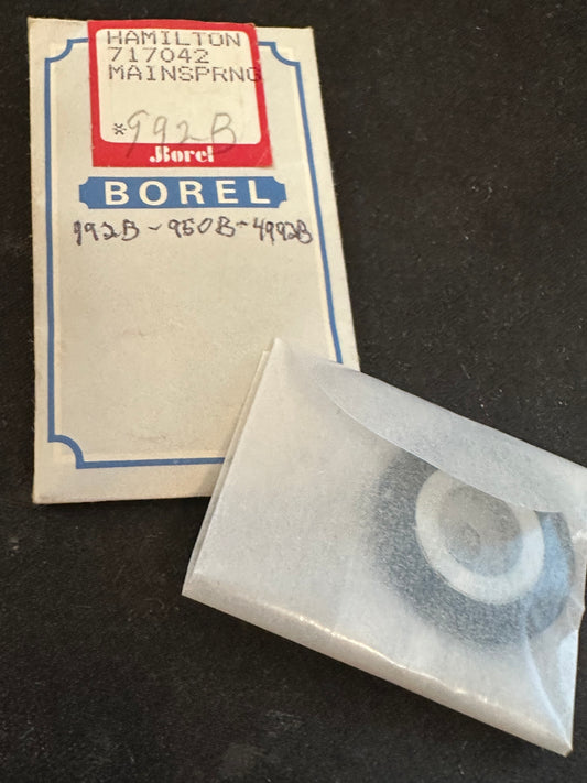 BOREL Mainspring for 16s Hamilton No. 717042 for 992B / 950B - Alloy