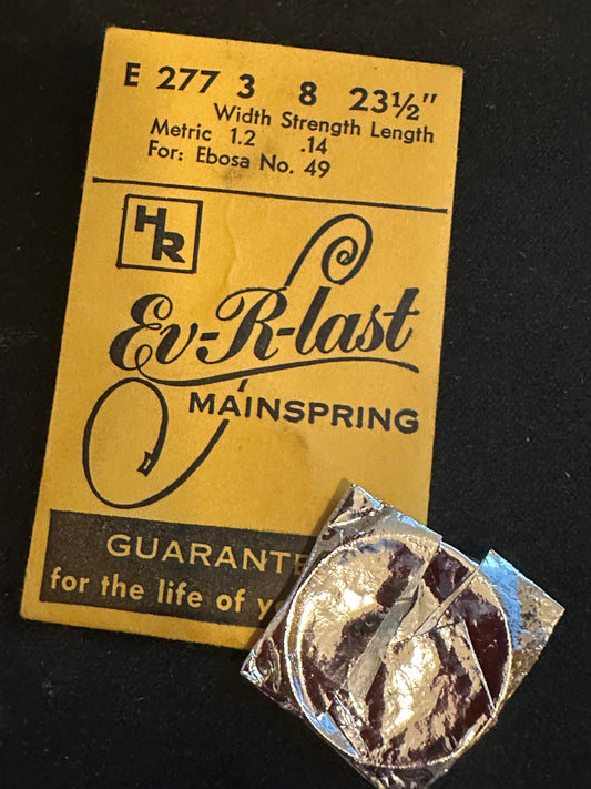 HR Mainspring E277 for Ebosa caliber 49 - Steel