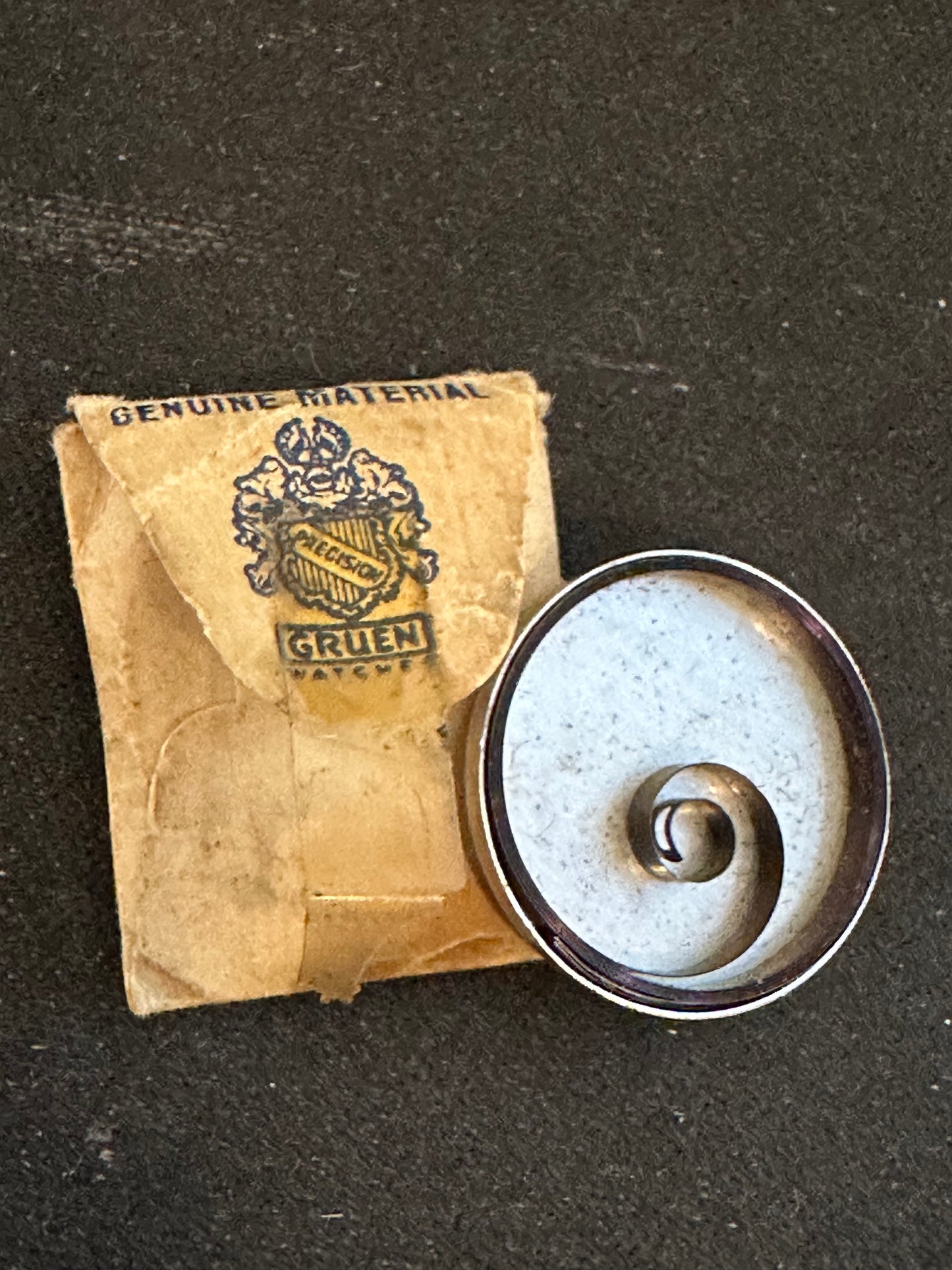 Gruen Factory Mainspring for caliber 707 - steel