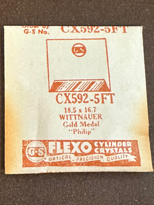 GS CX592 series Fancy Flexo Cylinder Wrist Watch Crystals