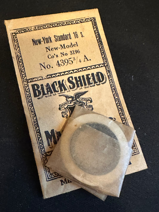 Swartchild Black Shield Mainspring #4395¾A for 16s N.Y. Standard 3196 - Steel