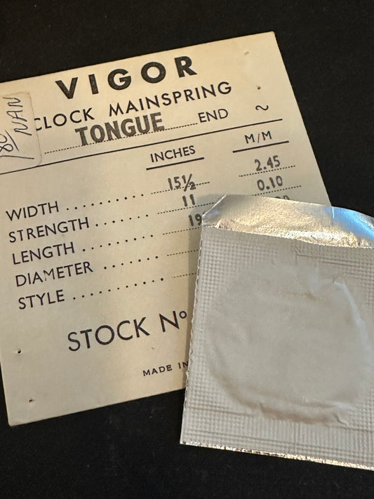 VIGOR Clock Mainspring for Ihmof 249 Alarm No. T245-1