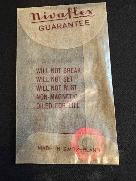 Nivaflex Unbreakable Mainspring N5338 for Cyma 420, Recta C, AS 1456 - Alloy