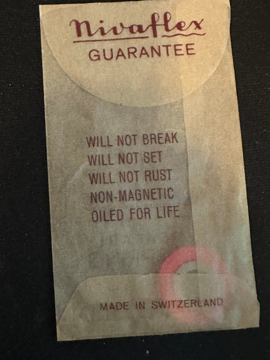 Nivaflex Unbreakable Mainspring N9172A for Venus caliber 170 Chronograph - Alloy