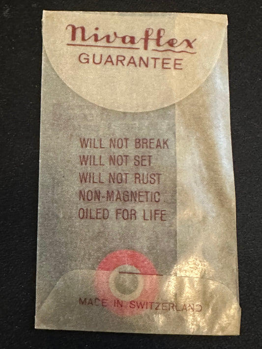 Nivaflex Unbreakable Mainspring N4182 for Aurore 121, 122, 126, Font 61, 120, 123, 180 +many more - Alloy