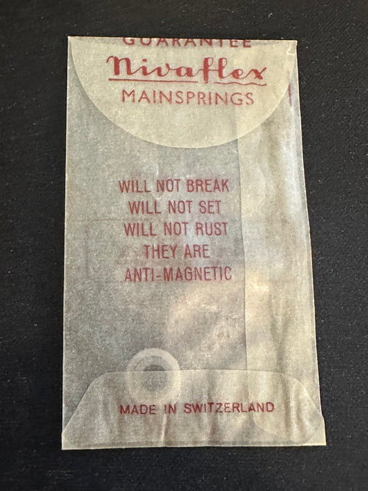 Nivaflex Unbreakable Mainspring N6144 for AS caliber 1111, 1179 - Alloy