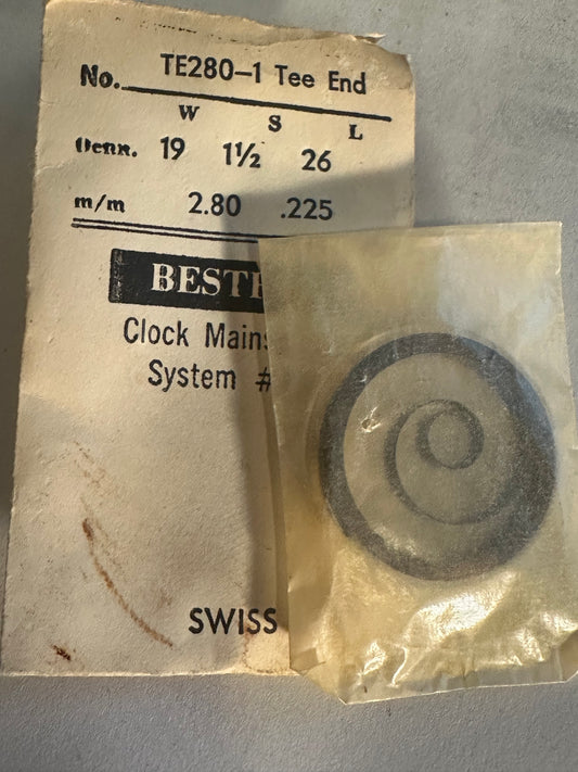 BESTFIT Mainspring for Eterna 8-day Car Clock TE280-1