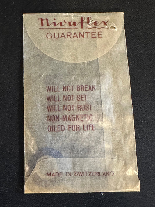 Nivaflex Unbreakable Mainspring NA814 for AS 1361, 1336, 1382, 1384, 1385, 1386 - Alloy