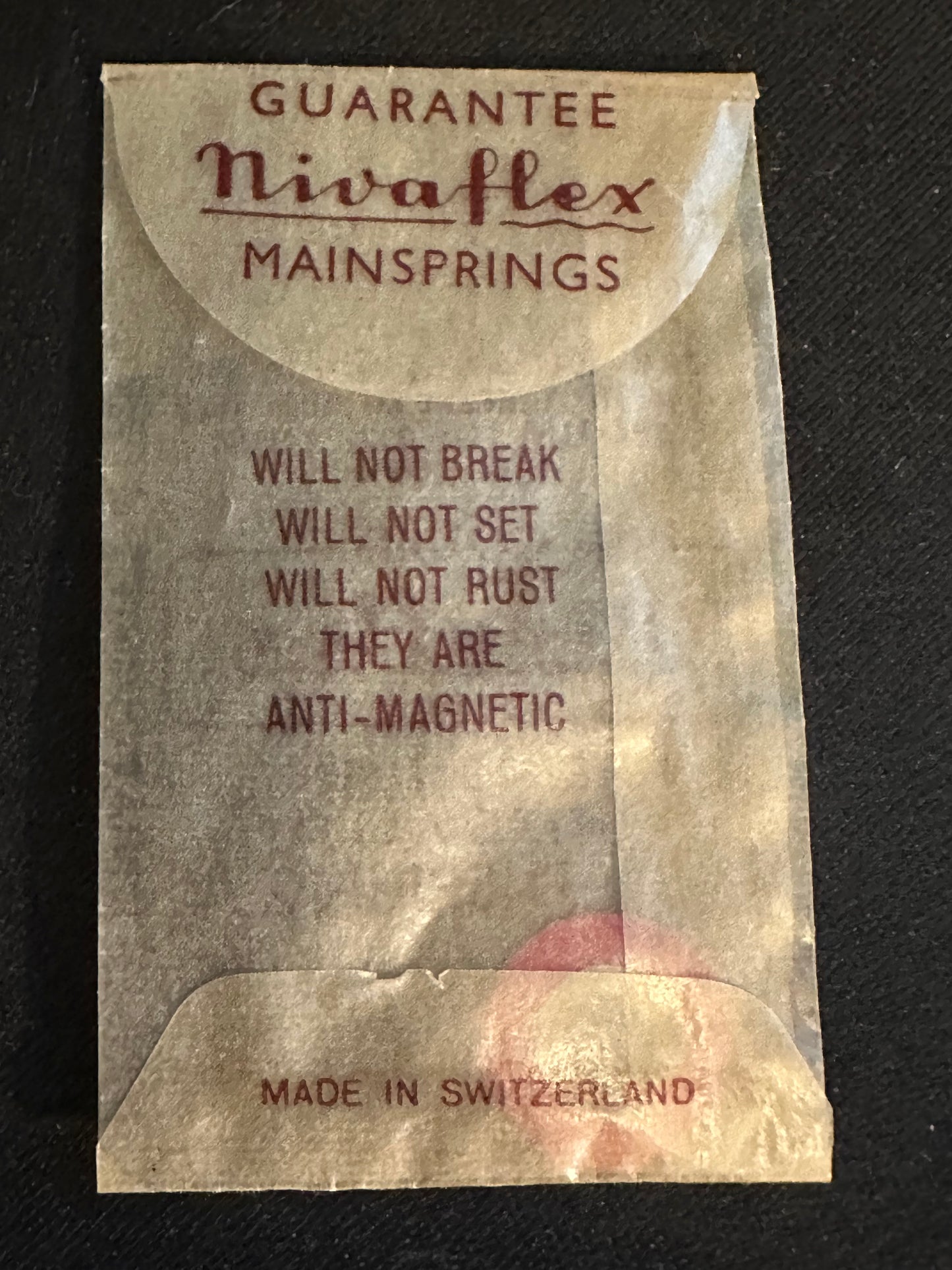 Nivaflex Unbreakable Mainspring N7190 for Brac 102, Ebosa 25, ETA 960, 961, 990, 995 +many more - Alloy