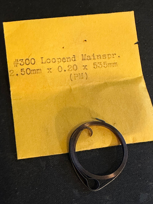 PM Clock ALARM Mainspring CS-300 for Juba Caliber 40 Alarm Clock