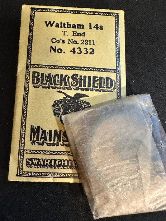 Swartchild Mainspring #4332 for 14s Waltham Factory No. 2211 - Steel