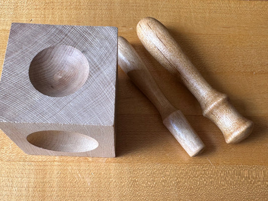 Dapping Wood Dent Remover for Jewelry, Watch, & Clock Making