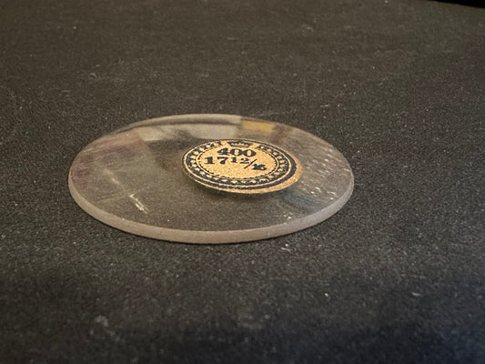 Crown Vintage Glass Pocket Watch Crystal 17-12/16 (~40.9mm) - NOS