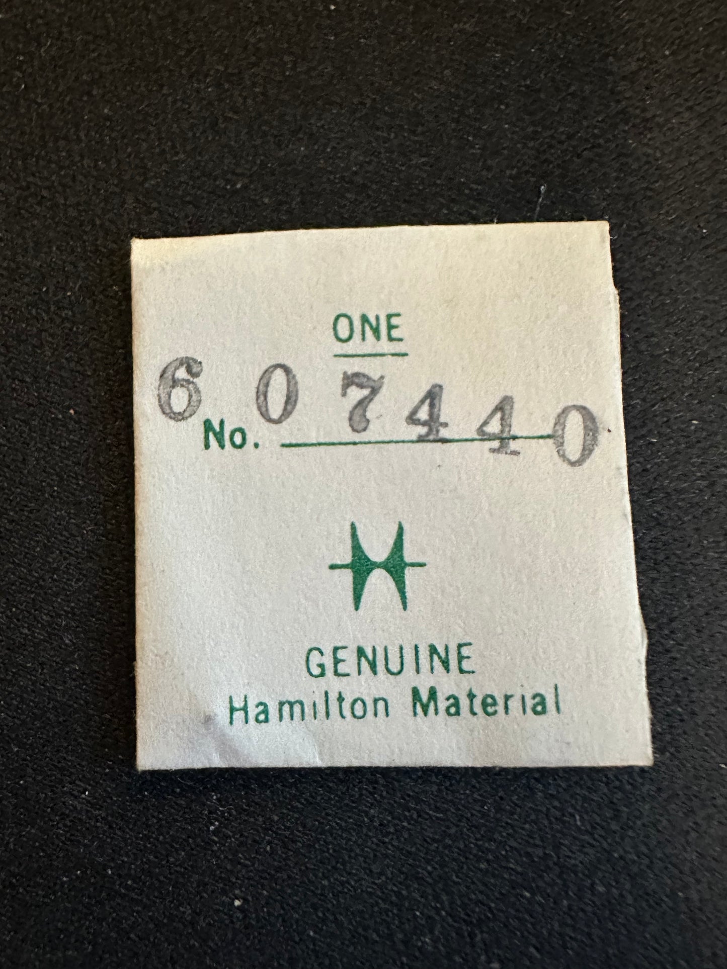 Hamilton Factory Balance Staff for 14/0s Grade 980, 980A, 982 - New