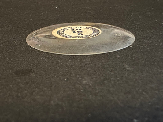 VTF Vintage Glass Hunting Case Watch Crystal 19-0/16 (~42.9mm) - NOS