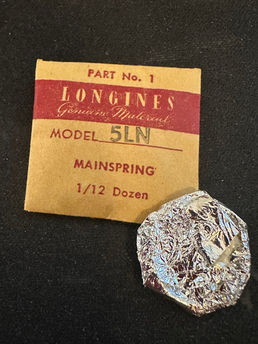 Longines Factory Mainspring for caliber 5LN - Steel