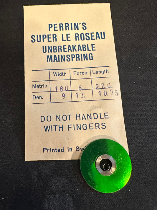 H. & W. Perrin Co. Mainspring for FONT caliber 75 Movements - Alloy