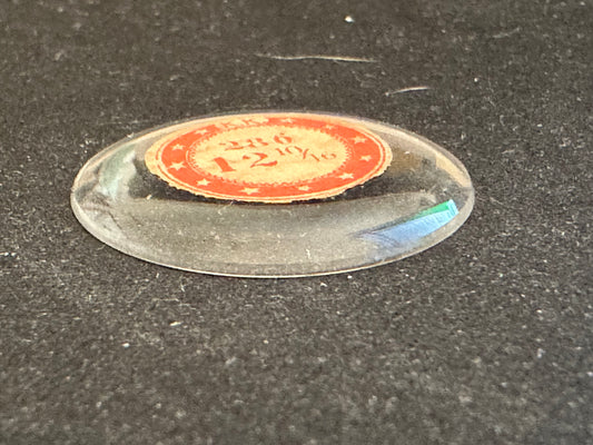 KK Mi-Chevee Vintage Glass Small Pocket Watch Crystal 12-10/16 (28.6mm) - NOS