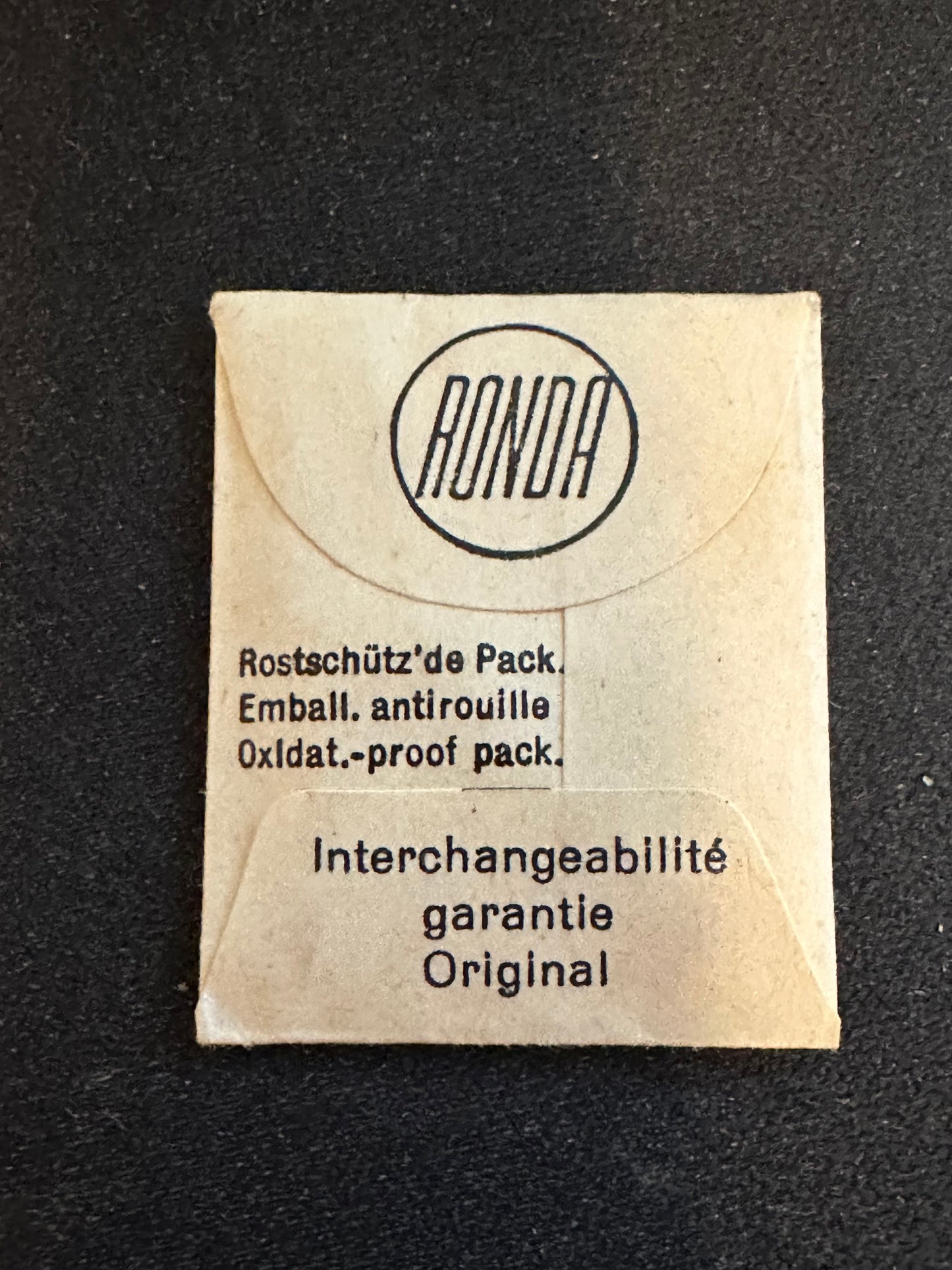 Ronda - Set of 3 stems for Essor (Court) caliber E45 - new in packaging