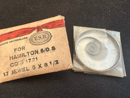 USR Mainspring for Hamilton 6/0s No. 1721 - Steel