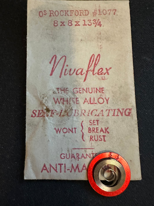 Nivaflex Mainspring for 0s Rockford No. 1077 - Alloy