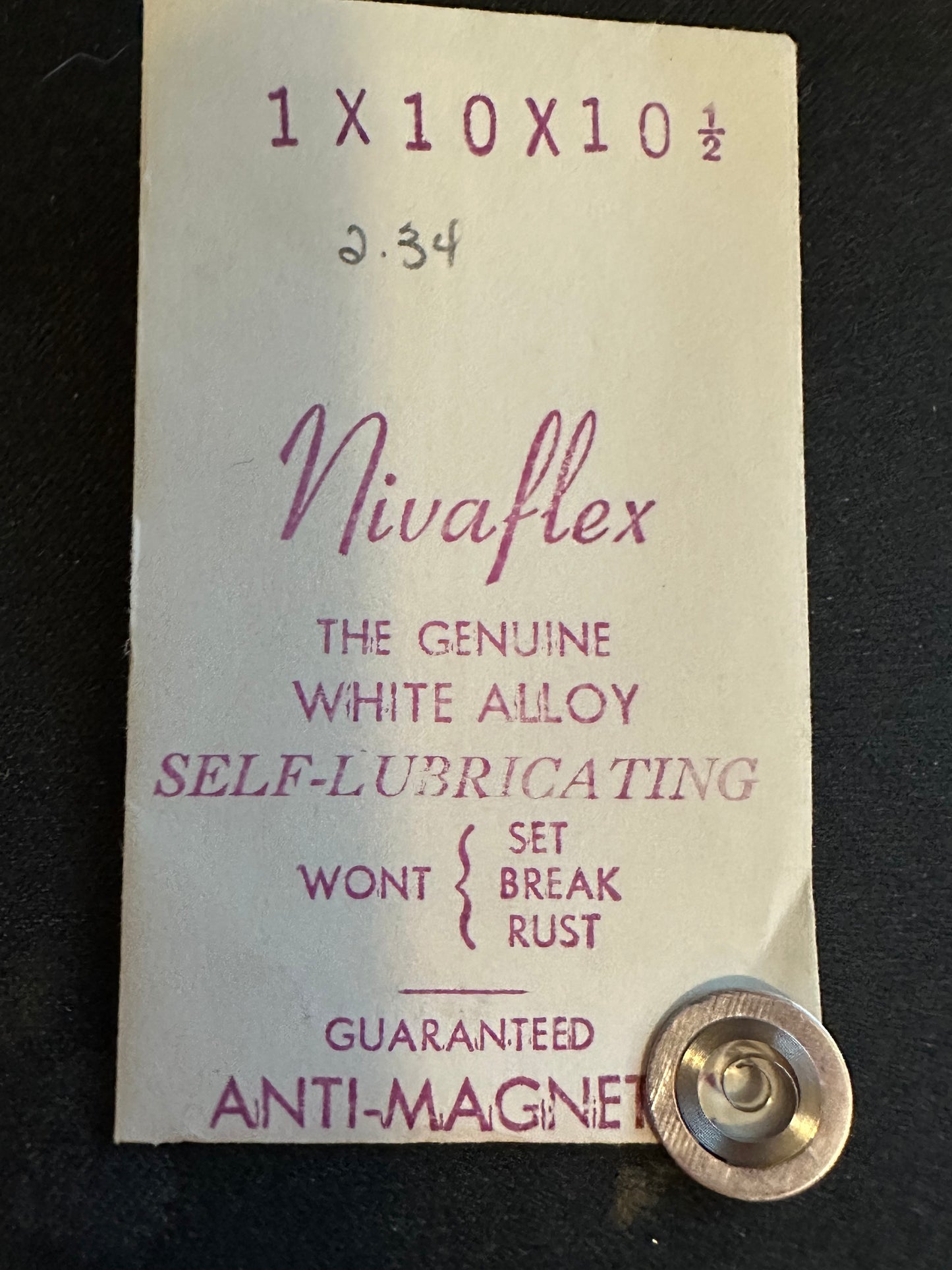 Nivaflex Mainspring for Gruen 370, Elgin 865, Peseux 7000 - Alloy