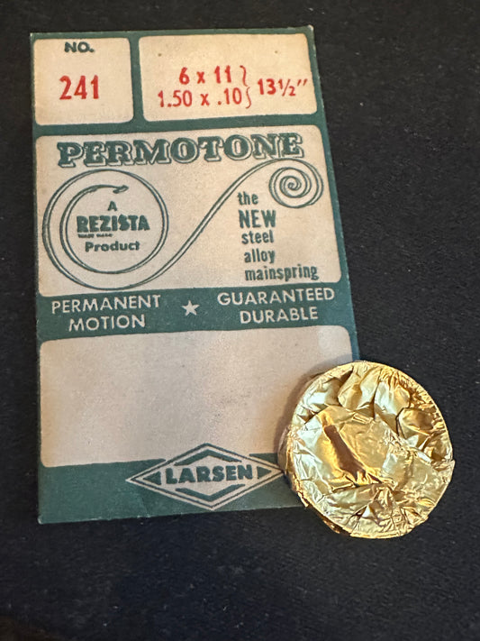 Permotone Mainspring No. 241 for Marvin 520, 535 caliber movements - Alloy
