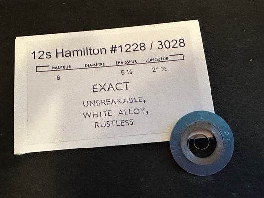 Hamilton 12s Mainspring No. 1228 / 3028 (EXACT) - Alloy