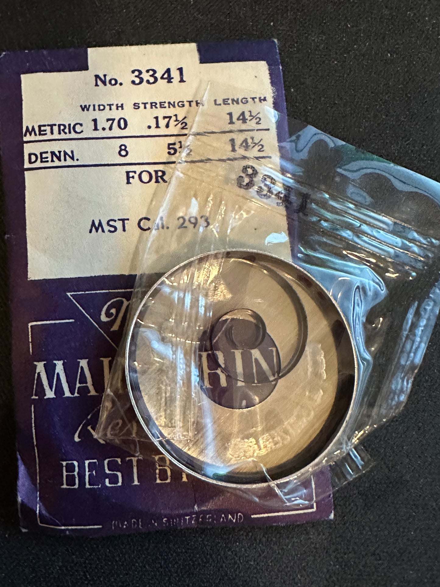 Marco Mainspring #3341 for MST caliber 293 - Steel