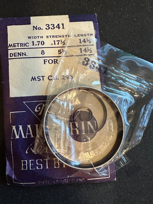 Marco Mainspring #3341 for MST caliber 293 - Steel