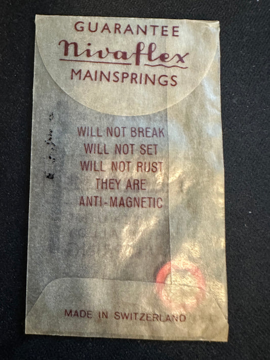 Nivaflex Unbreakable Mainspring N4235 for Felsa 233, Font 62 - Alloy
