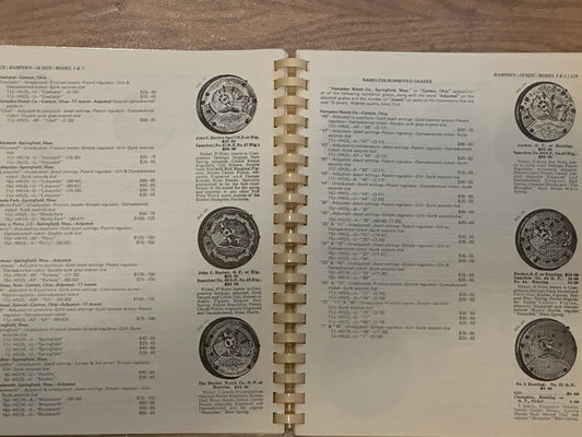 American Pocket Watch Encyclopedia & Price Guide 1982 Ehrhardt Signed by Author