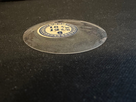 VTF Vintage Glass Hunting Case Watch Crystal 16-2/16 (~36.4mm) - NOS