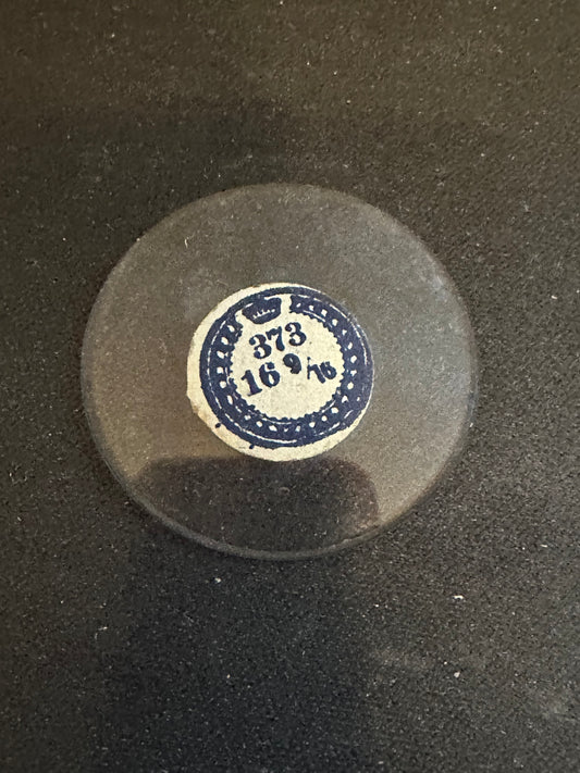 Crown Vintage Glass Pocket Watch Crystal 16-9/16 (~37.3mm) - NOS