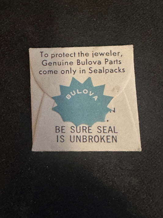 Bulova Factory winding pinion #18 for caliber 11ANAC - new in envelope