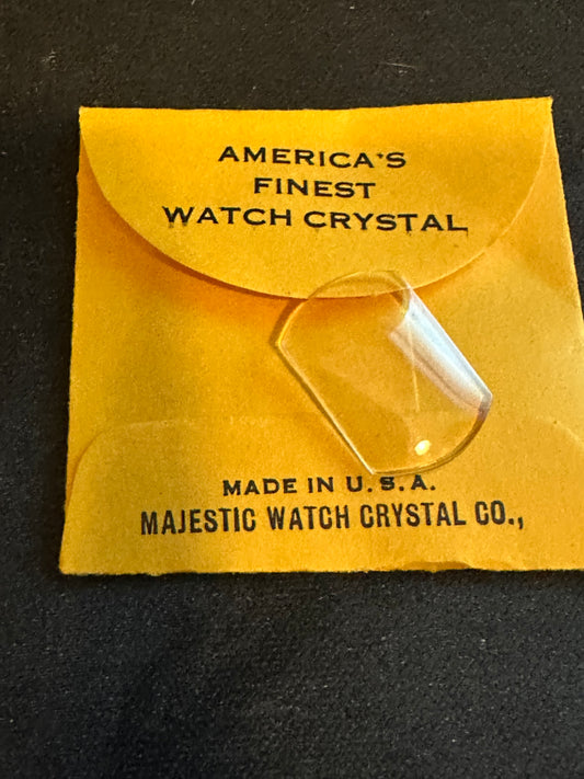 Mercury Flat Crystal Y1753 (GS Y500) for BENRUS - 17.5 x 12.1 mm - New