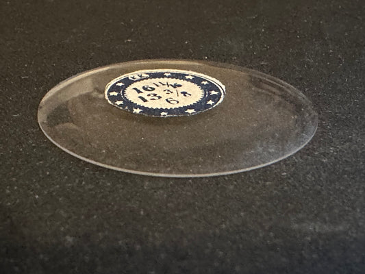 KK Vintage Glass Hunting Case Watch Crystal 16-11/16 (~37.6mm) - NOS