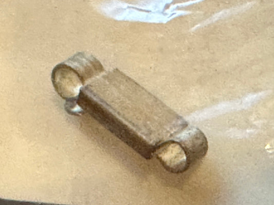 One Sterling Silver 6mm Rectangle Box Clasp - New in package