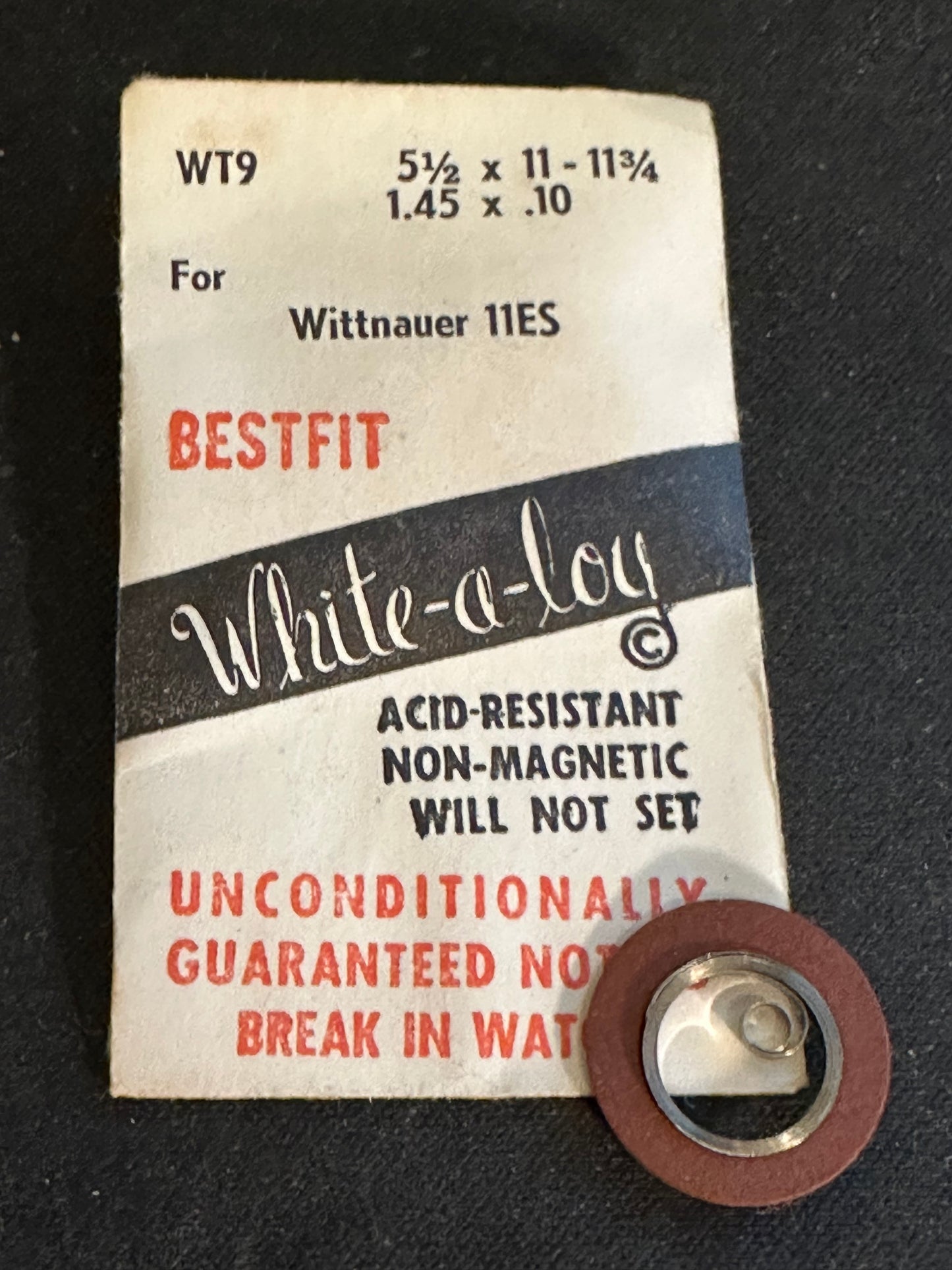 BESTFIT Mainspring WT9 for Wittnauer 11ES - Alloy