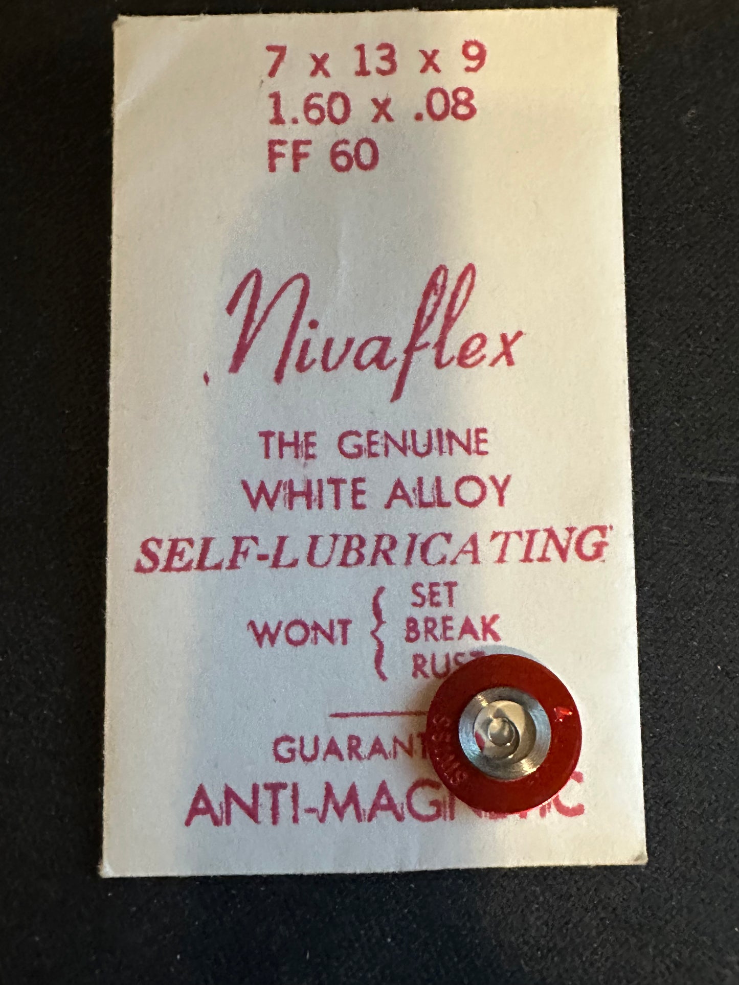 Nivaflex Mainspring 12530 for Font 60, AS 970 + likely many others - Alloy